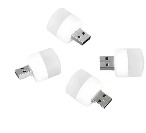 3Pcs Wall Socket Plug-in LED Night Light USB